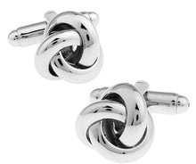 Load image into Gallery viewer, Free shipping Black Cufflinks for men fashion knot design top quality copper hotsale cufflinks whoelsale&retail