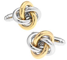 Load image into Gallery viewer, Free shipping Black Cufflinks for men fashion knot design top quality copper hotsale cufflinks whoelsale&retail