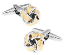 Load image into Gallery viewer, Free shipping Black Cufflinks for men fashion knot design top quality copper hotsale cufflinks whoelsale&retail