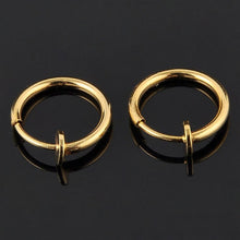 Load image into Gallery viewer, Hot Sale 2pcs Invisible No Ear Hole Earrings Clip Nose Ring Belly Button Ring For Unisex Punk Wind Accessories