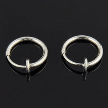 Load image into Gallery viewer, Hot Sale 2pcs Invisible No Ear Hole Earrings Clip Nose Ring Belly Button Ring For Unisex Punk Wind Accessories