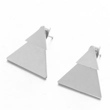 Load image into Gallery viewer, New Earrings Fashion Simple Stud Earrings Personality Trendy Three ways to wear Triangle Earring Wholesale Jewelry Womens Earing