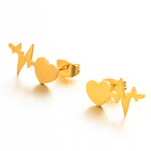 Load image into Gallery viewer, New Earrings Fashion Simple Stud Earrings Personality Trendy Three ways to wear Triangle Earring Wholesale Jewelry Womens Earing