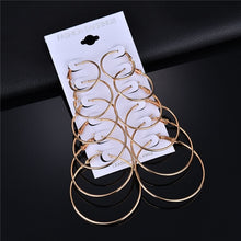 Load image into Gallery viewer, LETAPI Fashion 12 pair/set Women Statement Crystal Stud Earrings for Women Piercing Simulated Pearl Flower Earrings