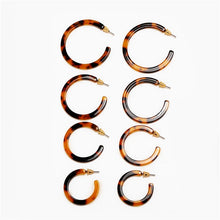 Load image into Gallery viewer, 17KM Fashion Acrylic Shell Earrings Set For Women Bohemian Leopard Tassel Long Stud Earrings 2019 Brincos Geometric DIY Jewelry