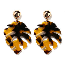 Load image into Gallery viewer, 17KM Fashion Acrylic Shell Earrings Set For Women Bohemian Leopard Tassel Long Stud Earrings 2019 Brincos Geometric DIY Jewelry