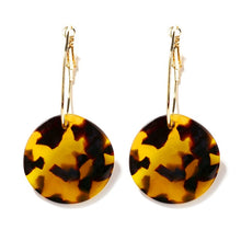 Load image into Gallery viewer, 17KM Fashion Acrylic Shell Earrings Set For Women Bohemian Leopard Tassel Long Stud Earrings 2019 Brincos Geometric DIY Jewelry