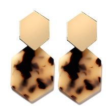 Load image into Gallery viewer, 17KM Fashion Acrylic Shell Earrings Set For Women Bohemian Leopard Tassel Long Stud Earrings 2019 Brincos Geometric DIY Jewelry
