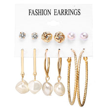 Load image into Gallery viewer, 17KM Fashion Acrylic Shell Earrings Set For Women Bohemian Leopard Tassel Long Stud Earrings 2019 Brincos Geometric DIY Jewelry