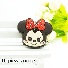 Load image into Gallery viewer, 10 PCS a SET  animal keychain cartoon key chain Anime Mario Garfield keycover super her key caps Children Car Keychain