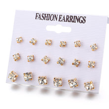 Load image into Gallery viewer, 17KM Fashion Acrylic Shell Earrings Set For Women Bohemian Leopard Tassel Long Stud Earrings 2019 Brincos Geometric DIY Jewelry