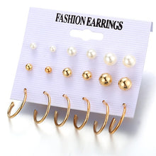 Load image into Gallery viewer, 17KM Fashion Acrylic Shell Earrings Set For Women Bohemian Leopard Tassel Long Stud Earrings 2019 Brincos Geometric DIY Jewelry