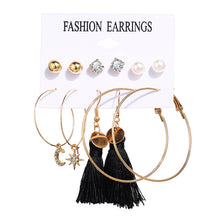 Load image into Gallery viewer, 17KM Fashion Acrylic Shell Earrings Set For Women Bohemian Leopard Tassel Long Stud Earrings 2019 Brincos Geometric DIY Jewelry