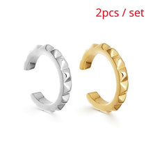 Load image into Gallery viewer, Punk Gold Metal Ear Cuff Cartilage Ear Clip for Women No Pierced C Shape Geometric Small Earcuff Ear Wrap Earcuff Clips Jewelry