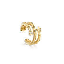 Load image into Gallery viewer, Punk Gold Metal Ear Cuff Cartilage Ear Clip for Women No Pierced C Shape Geometric Small Earcuff Ear Wrap Earcuff Clips Jewelry
