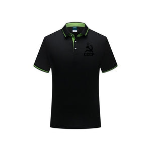 2019 New Men's Polo Shirt CCCP Desiger Polos Mens Cotton Short Sleeve shirt clothes jerseys cotton Plus Size