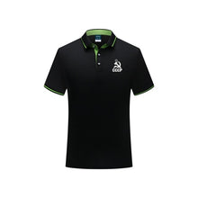 Load image into Gallery viewer, 2019 New Men&#39;s Polo Shirt CCCP Desiger Polos Mens Cotton Short Sleeve shirt clothes jerseys cotton Plus Size