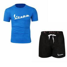 Load image into Gallery viewer, Summer new Sale Men&#39;s Sets T Shirts+Shorts Two Pieces Sets Casual Tracksuit 2019 Tide brand Tshirt Gyms Fitness Sportswears set