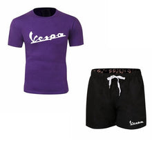 Load image into Gallery viewer, Summer new Sale Men&#39;s Sets T Shirts+Shorts Two Pieces Sets Casual Tracksuit 2019 Tide brand Tshirt Gyms Fitness Sportswears set