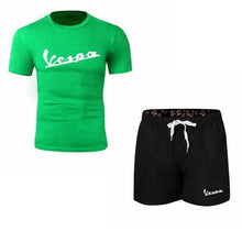 Load image into Gallery viewer, Summer new Sale Men&#39;s Sets T Shirts+Shorts Two Pieces Sets Casual Tracksuit 2019 Tide brand Tshirt Gyms Fitness Sportswears set
