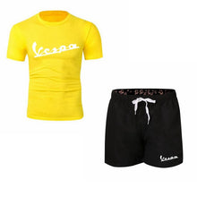 Load image into Gallery viewer, Summer new Sale Men&#39;s Sets T Shirts+Shorts Two Pieces Sets Casual Tracksuit 2019 Tide brand Tshirt Gyms Fitness Sportswears set