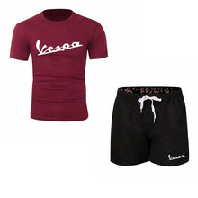Load image into Gallery viewer, Summer new Sale Men&#39;s Sets T Shirts+Shorts Two Pieces Sets Casual Tracksuit 2019 Tide brand Tshirt Gyms Fitness Sportswears set