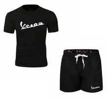 Load image into Gallery viewer, Summer new Sale Men&#39;s Sets T Shirts+Shorts Two Pieces Sets Casual Tracksuit 2019 Tide brand Tshirt Gyms Fitness Sportswears set